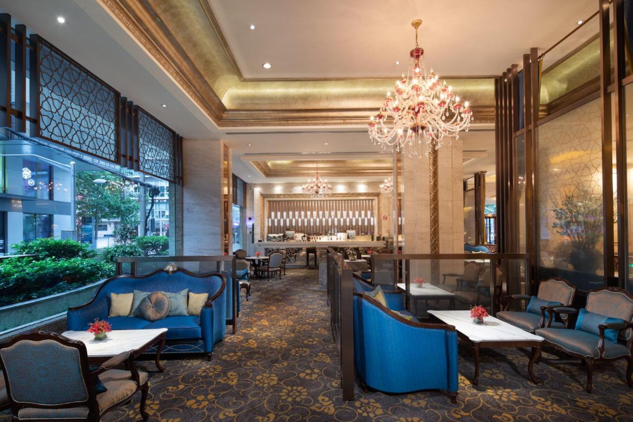Crowne Plaza Shanghai Nanjing Road By Ihg Xangai Exterior foto The Lounge at the hotel